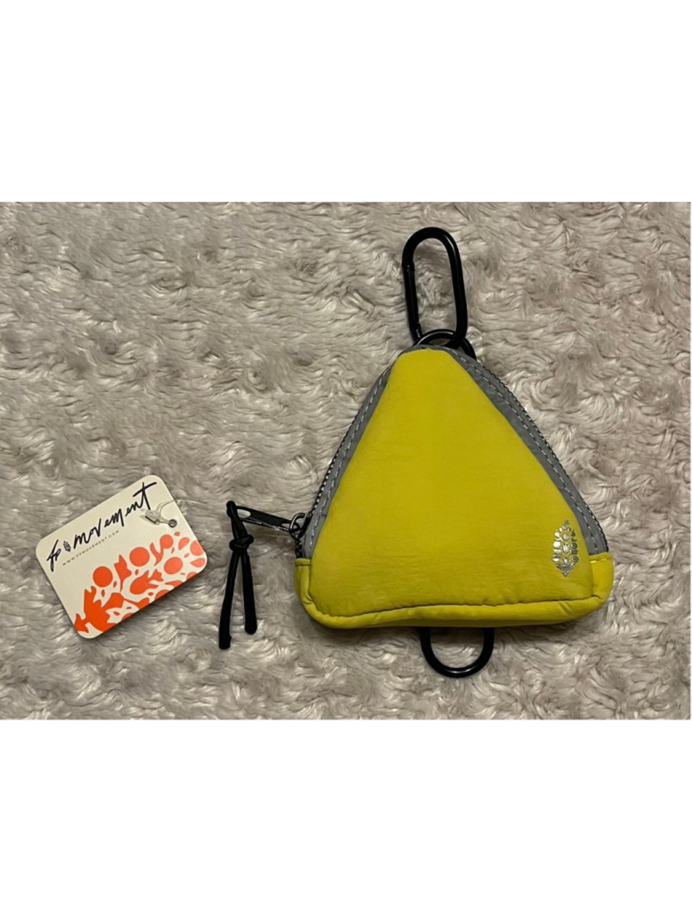 Free People Movement Altitude Multi Mini Pouch, Yellow, NWT